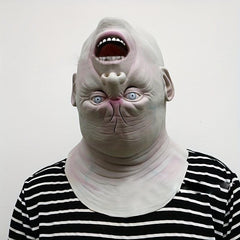 Halloween Horror Alien Upside Down Head Mask for Men