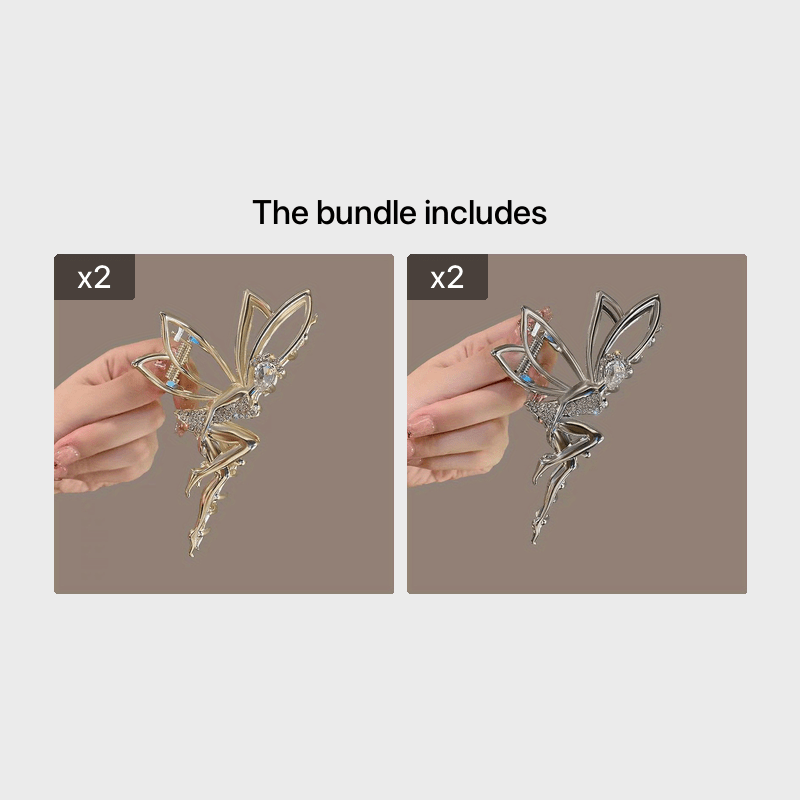 Diamond Plated Hair Clip Large Alloy Diamond Shark Clip Hair Accessories