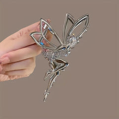 Diamond Plated Hair Clip Large Alloy Diamond Shark Clip Hair Accessories