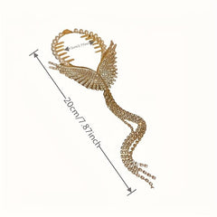 Angel Wings Tassel Hair Clips Ponytail Buckle Hairpin Headwear