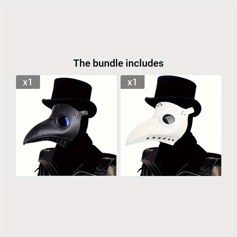 Steampunk Plague Doctor Mask - Halloween Cosplay Prop
