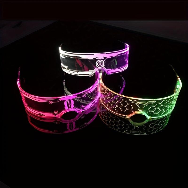 LED Glasses Luminous Party Decoration Christmas Neon Glasses