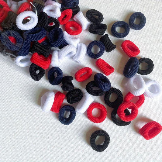 100pcs Seamless Hair Ropes Small Size Decorative Hair Ornament