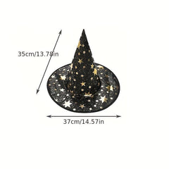 Halloween Witch Cloak and Hat Magician's Cloak Carnival Costume Props