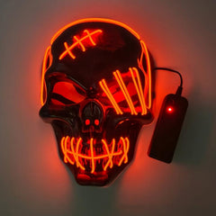 Scary Light Up Halloween Mask 3 Lighting Modes