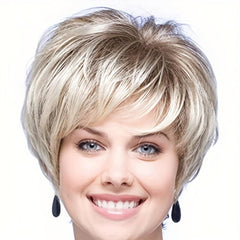 Short Wig Heat Resistant Synthetic Fiber Pretty Wig Hair Extension