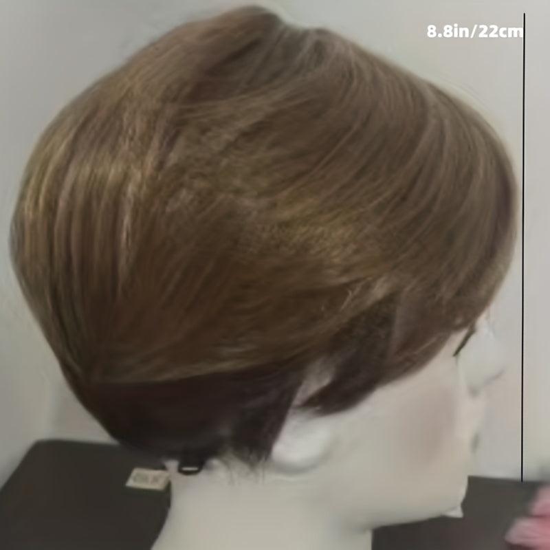 Short Wig Heat Resistant Synthetic Fiber Pretty Wig Hair Extension