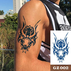 Waterproof Carp Temporary Tattoo Sticker for Men Women