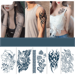 Waterproof Carp Temporary Tattoo Sticker for Men Women