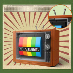 Mechanical Typewriter TV Furnishing Articles Building Blocks
