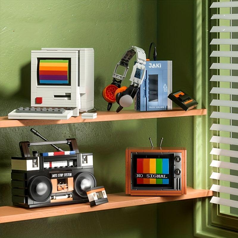 Mechanical Typewriter TV Furnishing Articles Building Blocks