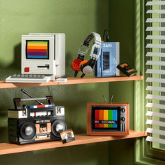 Mechanical Typewriter TV Furnishing Articles Building Blocks