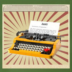 Mechanical Typewriter TV Furnishing Articles Building Blocks