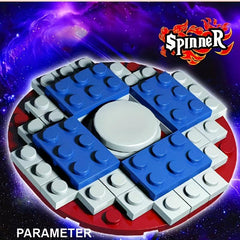 Decompressing Hand Spinner Toy Building Blocks Stress Relief