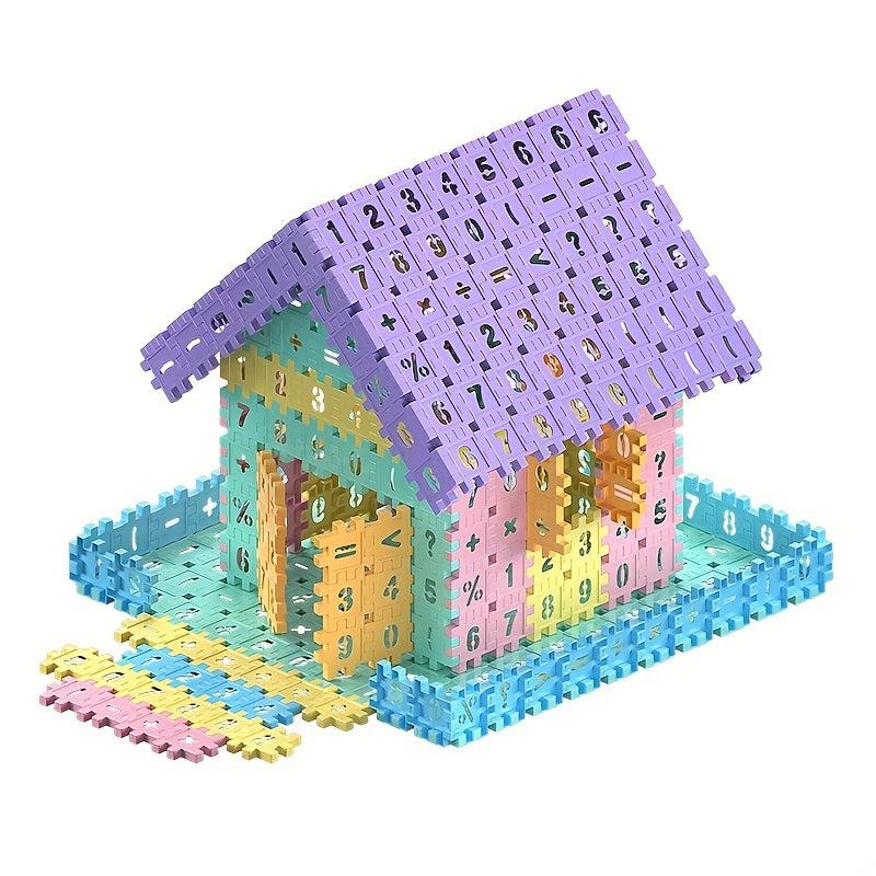 DIY Digital Block Building Toys for Kids, Educational Set for Boys and Girls
