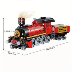 Train Building Blocks Model Track Power Changing Motorcycle Model
