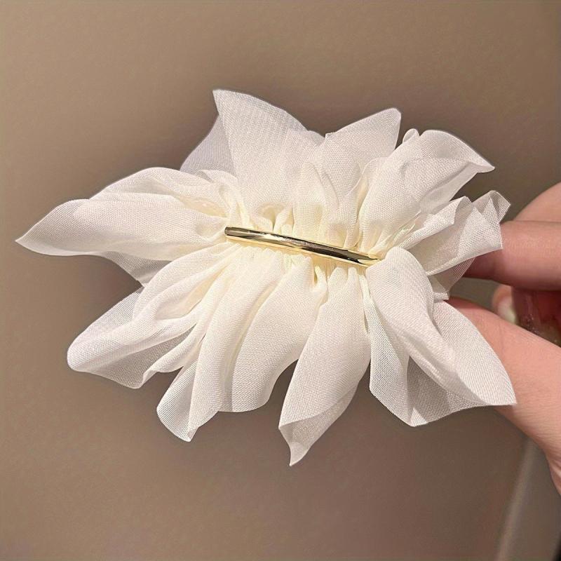 Chiffon Flower Hairpin Elegant Women Girls Hair Accessory