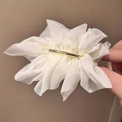 Chiffon Flower Hairpin Elegant Women Girls Hair Accessory