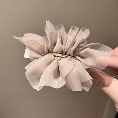 Chiffon Flower Hairpin Elegant Women Girls Hair Accessory
