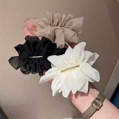 Chiffon Flower Hairpin Elegant Women Girls Hair Accessory