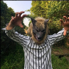 Werewolf Masks Birthday Halloween Scary Ghost Wolf Head Cover