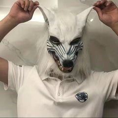 Werewolf Masks Birthday Halloween Scary Ghost Wolf Head Cover