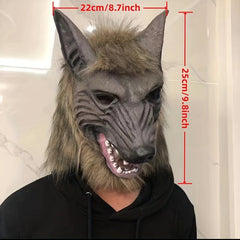 Werewolf Masks Birthday Halloween Scary Ghost Wolf Head Cover