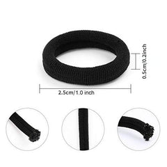 50pcs Soft Toddler Hair Band Mini Seamless for Girls Diameter 2