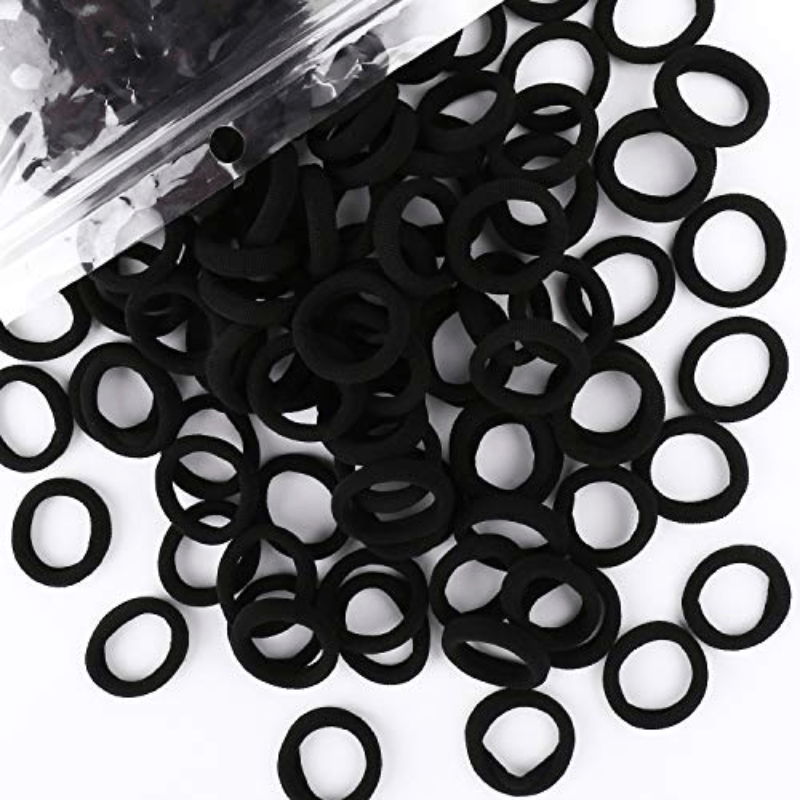 50pcs Soft Toddler Hair Band Mini Seamless for Girls Diameter 2