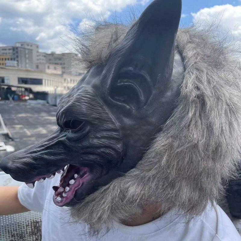 Halloween Wolf Head & Gloves Set Masquerade Cosplay