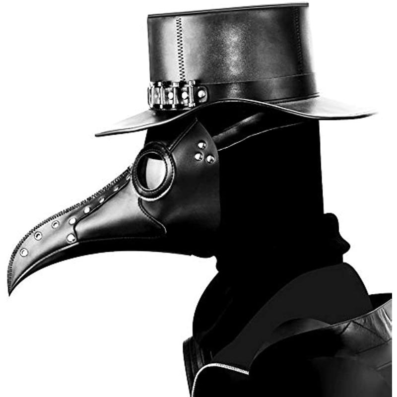 Men's Steampunk Bird Beak Halloween Mask