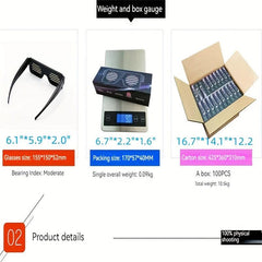 LED Luminous Glasses Christmas Party Decoration Punk Glasses