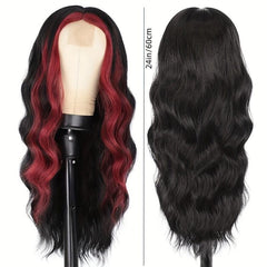 Long Curly Hair Women's Wig High Heat Synthetic Fiber Wigs