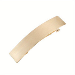 Metal Geometric Hair Clip Hair Accessories Wire Drawing Effect Spring Clip