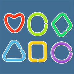 Kids Geometric Chain Brain Puzzle Toy