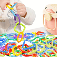 Kids Geometric Chain Brain Puzzle Toy