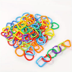 Kids Geometric Chain Brain Puzzle Toy