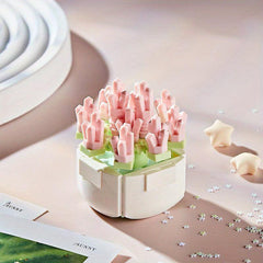 Succulent Potted Decorations Kids DIY Building Blocks Improve Hands On Ability