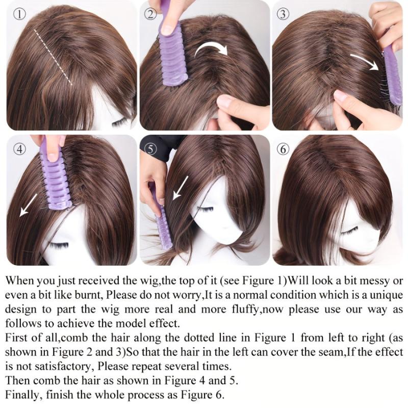 Women's Short Curly Wig 16inch Synthetic Fiber Wig Heat resistant