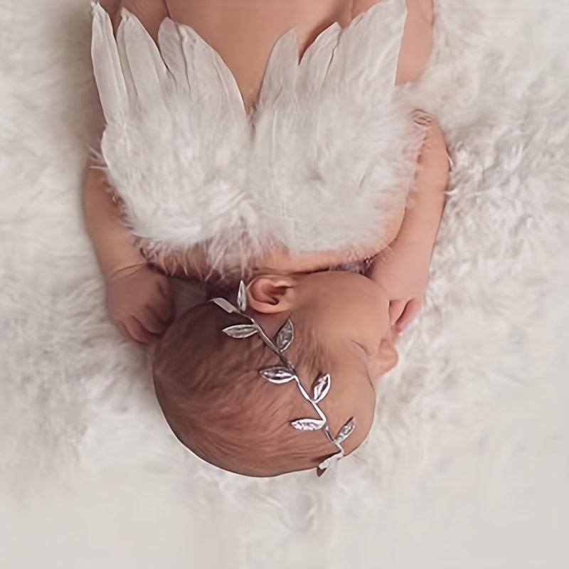 Angel Wings & Leaves Headband Props Set