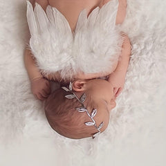 Angel Wings & Leaves Headband Props Set