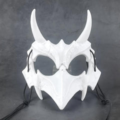 Skull Wolf Shape Mask Tigers Wolf Skull Half Face Mask Halloween Cosplay Costume