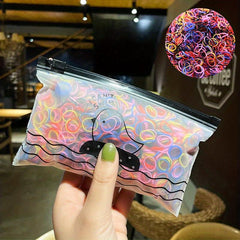 1000pcs Disposable Hair Bands High Elastic Hair Rope Female Ponytail