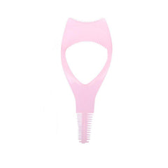 2pcs Eyeliner Stencils Mascara Shield Guard Comb Eyelash Applicator