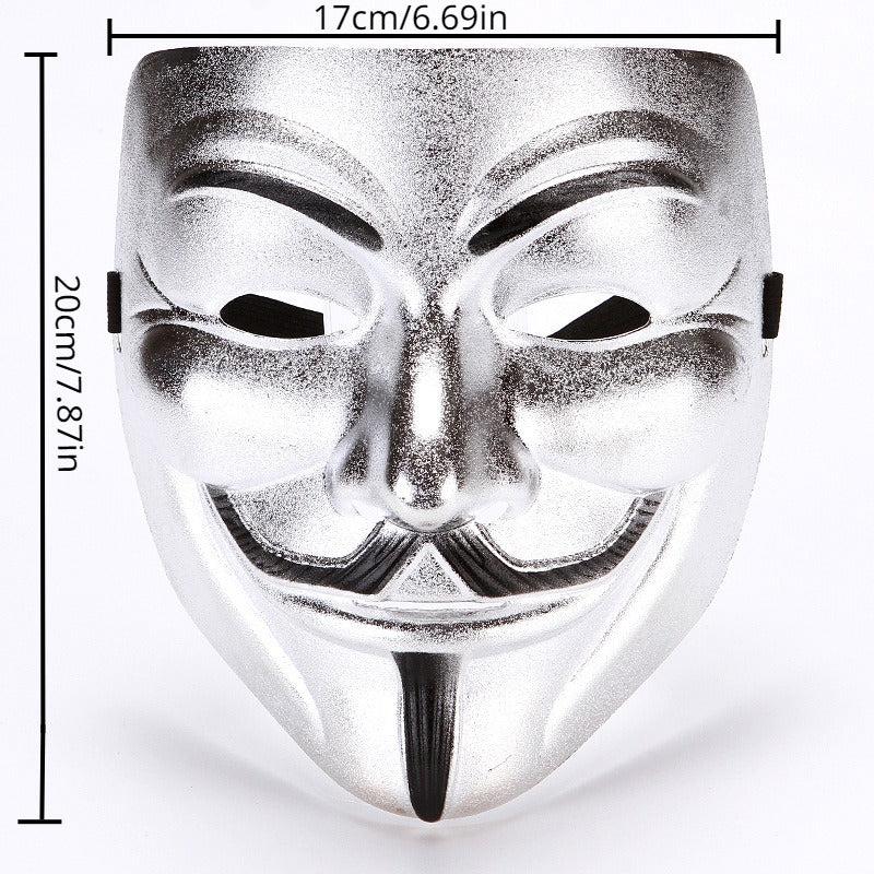 Men's Halloween Matte Ghost Face Party Mask