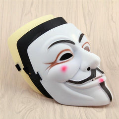 Men's Halloween Matte Ghost Face Party Mask