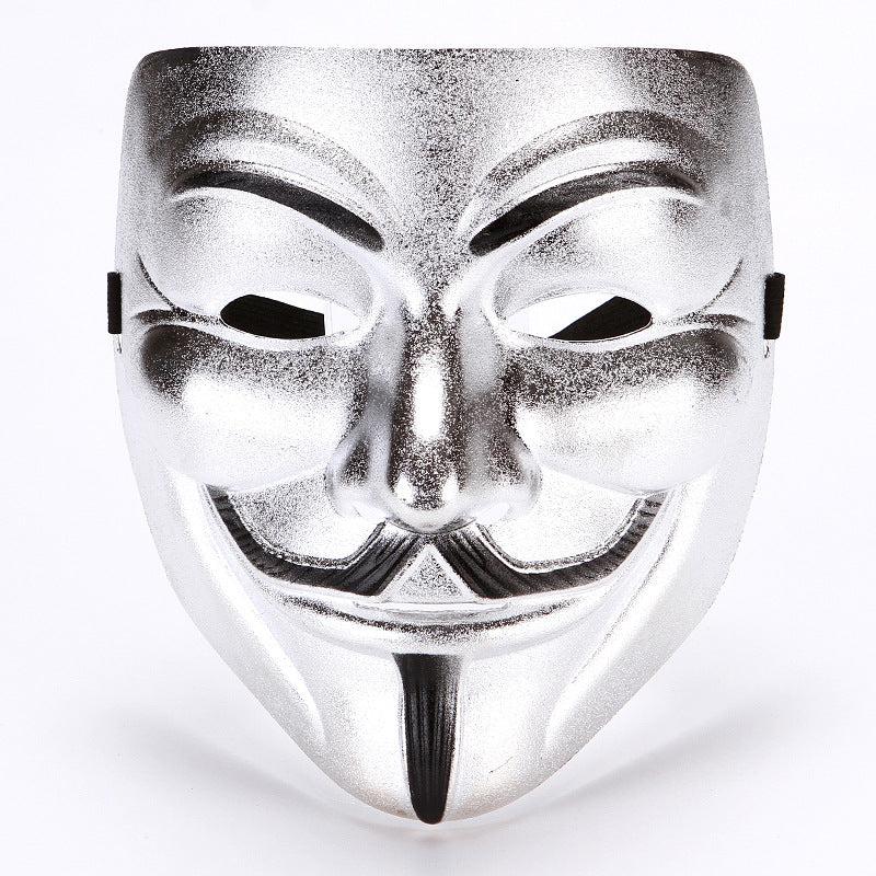 Men's Halloween Matte Ghost Face Party Mask