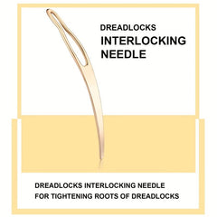 4PCS Dreadlocks Tools Hair Interlocking Tool Crochet Needle Easy Locs Hair Tools