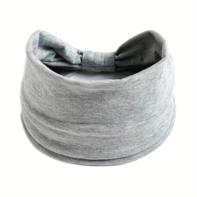 High Elastic Solid Polyester Headband for Makeup and Sports