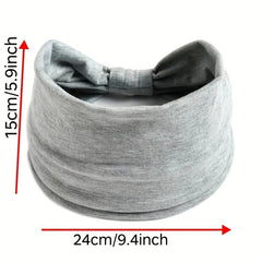 High Elastic Solid Polyester Headband for Makeup and Sports